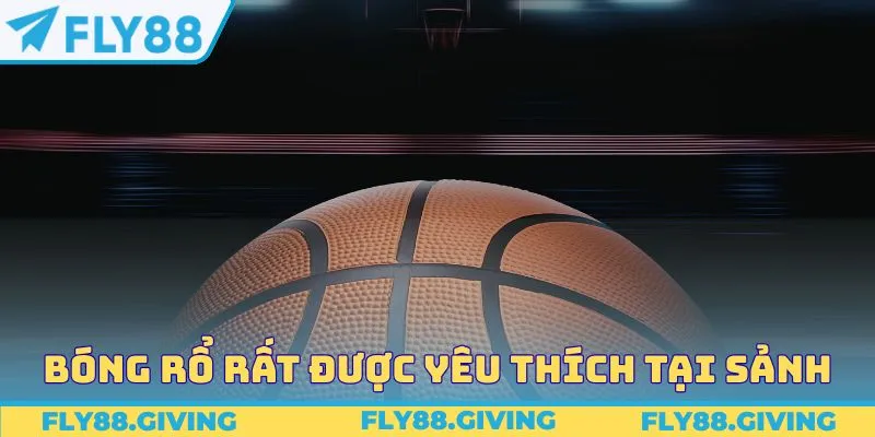 Bóng rổ rất được yêu thích tại thể thao FLY88