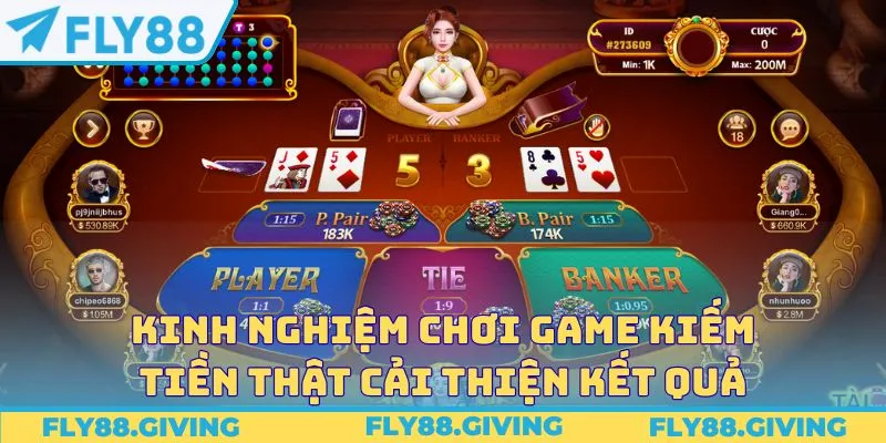 Kinh nghiệm chơi game kiếm tiền thật cải thiện kết quả
