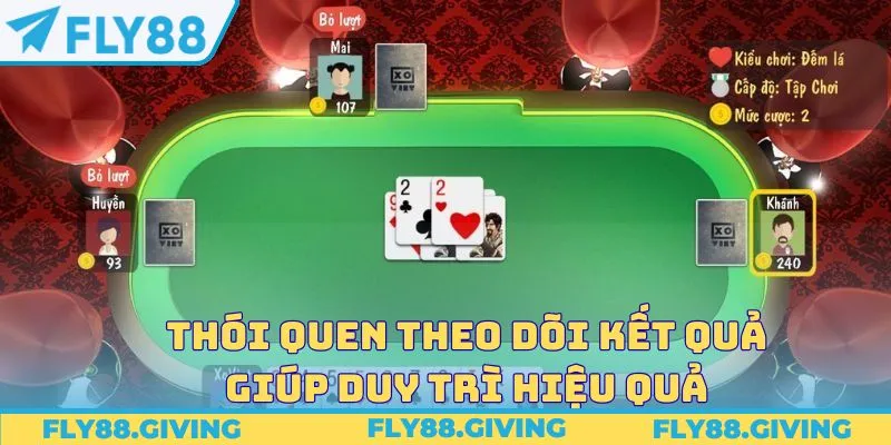 Thói quen theo dõi kết quả giúp duy trì hiệu quả